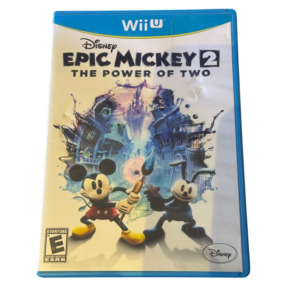 Disney Epic Mickey 2 The Power of Two Nintendo Wii U Video Game 2012 Action